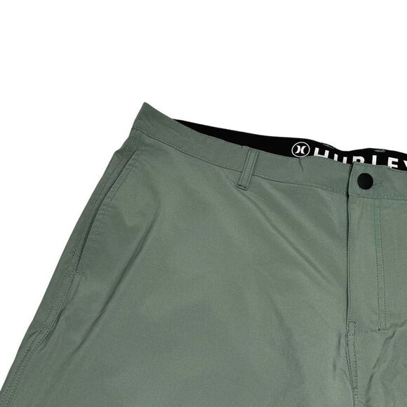 Hurley green hybrid walking shorts size 40 - Picture 3 of 11
